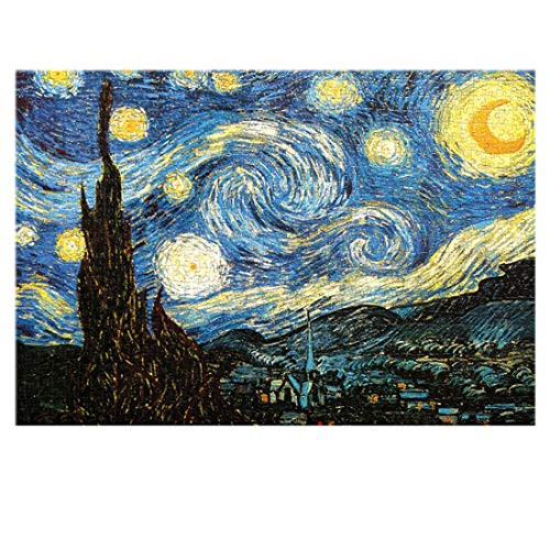 1000 PCS Starry Night Mini Jigsaw Puzzles, Educational Intellectual Fun Game Toys Gift Jigsaw Puzzle for Kids Adults