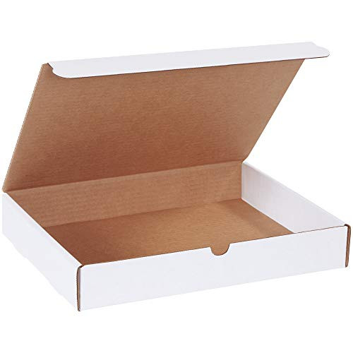 BOX USA BM13102 13"L x 10"W x 2"H, White (Pack of 50)