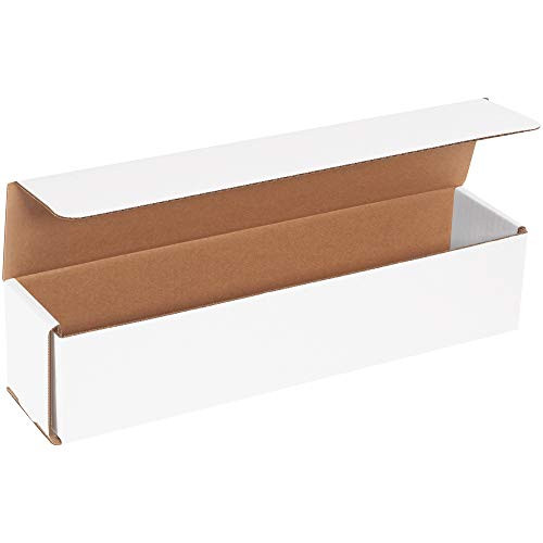 BOX USA BM1433 14"L x 3"W x 3"H, White (Pack of 50)