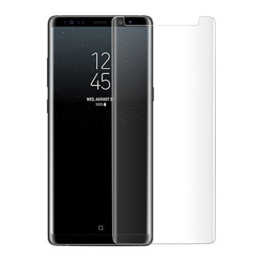 FIYI Galaxy Note 8 Screen Protector Tempered Glass, 98% Coverage, 9H Hardness, Easy to Install, 3D Curved, Case Friendly, Screen Protector Privacy for Samsung Galaxy Note 8 Edge (Clear)