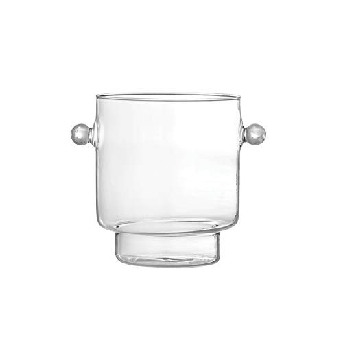 Bloomingville Quart Glass Ice Bucket, Clear