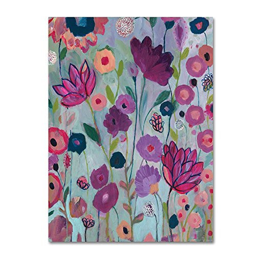 Lilac by Carrie Schmitt, 14x19-Inch Canvas Wall Art