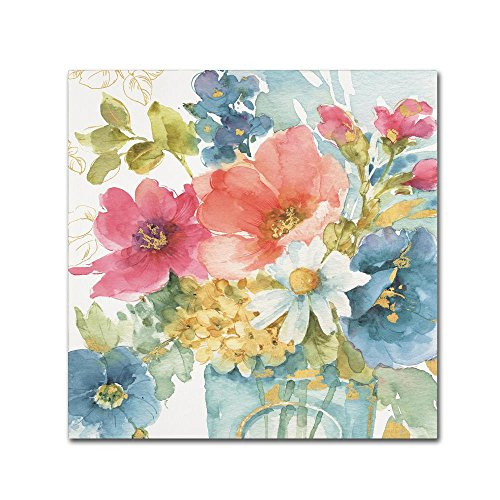 My Garden Bouquet II by Lisa Audit, 18x18-Inch Canvas Wall Art