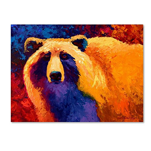 Ab Grizz II by Marion Rose, 14x19-Inch Canvas Wall Art