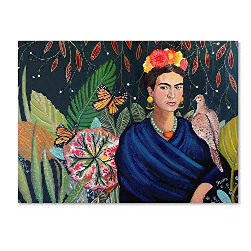 Frida by Sylvie Demers, 14x19-Inch Canvas Wall Art Frida by Sylvie Demers, 14x19-Inch Canvas Wall Art