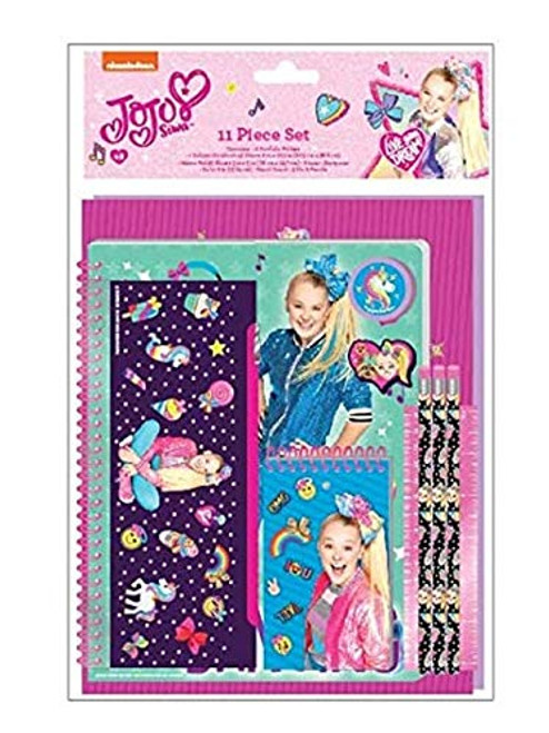 Innovative Designs JoJo Siwa School Supplies Set for Girls with Pencil Case, Notebook, Pencils + More!