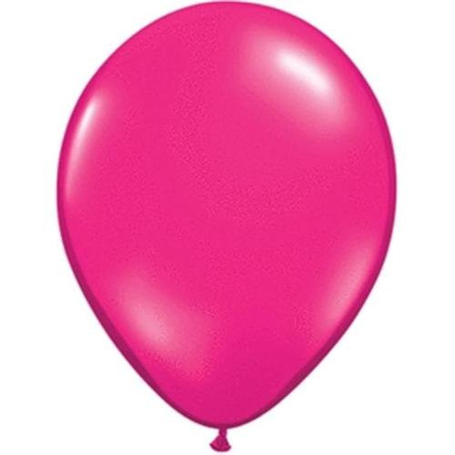 Qualatex Latex Balloons 99327-Q Jewel Magenta 9" Pink