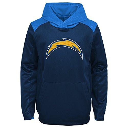 NFL by Outerstuff Youth "Off The Grid" Performance Pullover Hoodie LA Chargers, Dark Navy, Kids Small (4-6) NFL by Outerstuff Youth "Off The Grid" Performance Pullover Hoodie LA Chargers, Dark Navy, Kids Small (4-6)