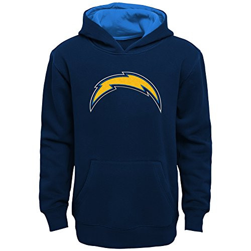 Outerstuff Boys' "Stated" Full Zip Fleece Hoodie NFL Kids Large (6-7), Dark Navy LA Chargers Outerstuff Boys' "Stated" Full Zip Fleece Hoodie NFL Kids Large (6-7), Dark Navy LA Chargers
