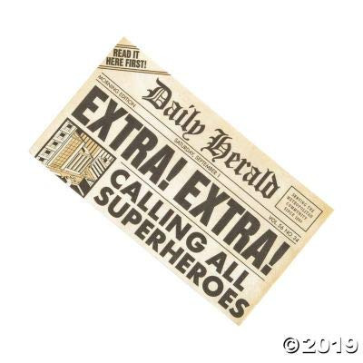 COMIC SUPERHERO LUNCH NAPKIN - Party Supplies - 16 Pieces