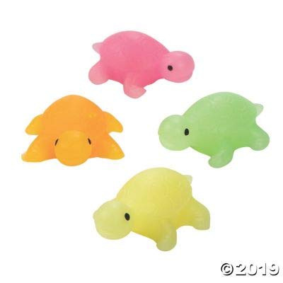 Fun Express Turtle Mochi Squish Toys - Toys - 12 Pieces