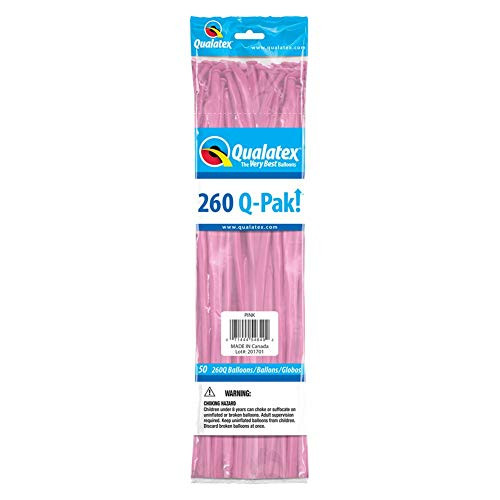 Qualatex Latex Balloons 54649-Q Q-PAK PINK 260Q