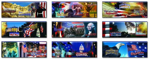 Carson Dellosa Mark Twain Patriotic Topper Bulletin Board Set (1956)