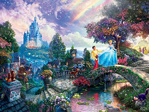 Ceaco Perfect Piece Count Puzzle - Thomas Kinkade Disney Dreams Collection - Cinderella Wishes Upon A Dream Ceaco Perfect Piece Count Puzzle - Thomas Kinkade Disney Dreams Collection - Cinderella Wishes Upon A Dream