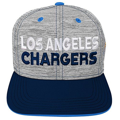 NFL by Outerstuff NFL LA Chargers Youth Boys Space Dye Snapback Hat Heather Grey, Youth One Size NFL by Outerstuff NFL LA Chargers Youth Boys Space Dye Snapback Hat Heather Grey, Youth One Size