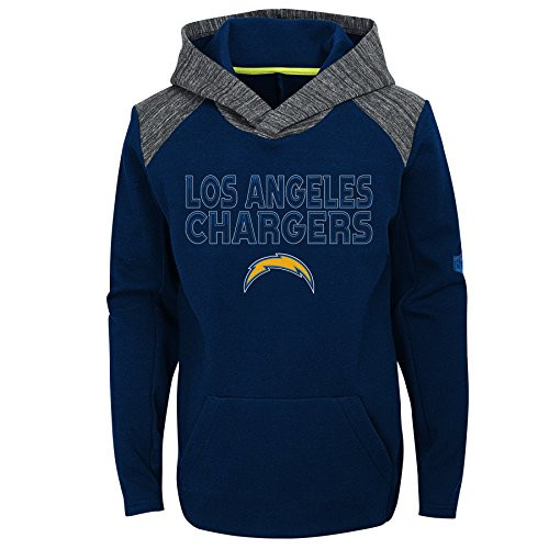 Outerstuff NFL LA Chargers Youth Boys Engage Pullover Performance Hoodie, Dark Navy, Youth Large(14-16) Outerstuff NFL LA Chargers Youth Boys Engage Pullover Performance Hoodie, Dark Navy, Youth Large(14-16)