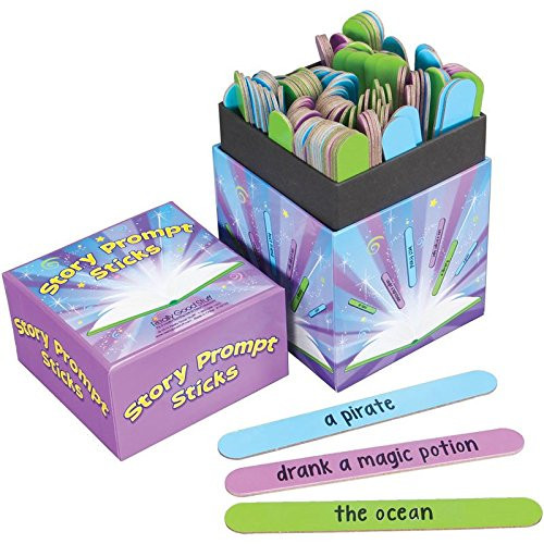 Really Good Stuff Story Prompt Sticks  Generate Creative Writing Ideas with Fun and Inventive Writing Prompts  Color-Coded Sticks Offer Thousands of Story Ideas  for Grades 15