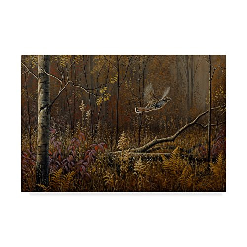 Into The Open Ruffed Grouse by Wilhelm Goebel, 12x19-Inch