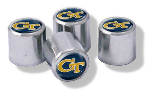 Georgia Tech NCAA Tire Valve Stem Caps 4-Pack