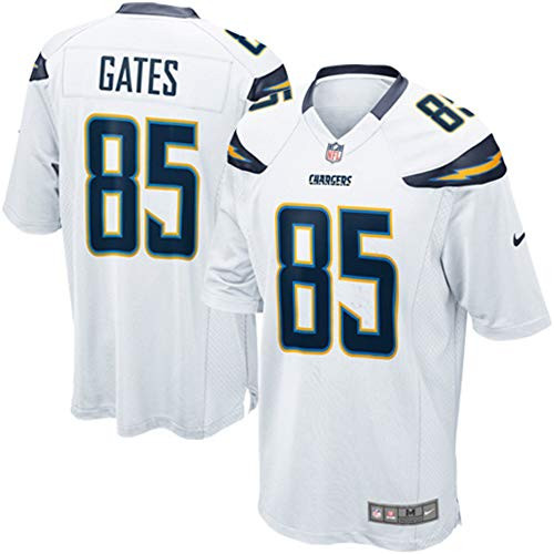 Nike Antonio Gates Los Angeles Chargers NFL Boys Youth 8-20 White Road On-Field Jersey (Youth X-Large 18-20)