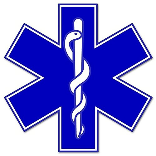 Rogue River Tactical EMS EMT Star of Life Sticker Decal Blue Medical Paramedic Ambulance (8") Rogue River Tactical EMS EMT Star of Life Sticker Decal Blue Medical Paramedic Ambulance (8")