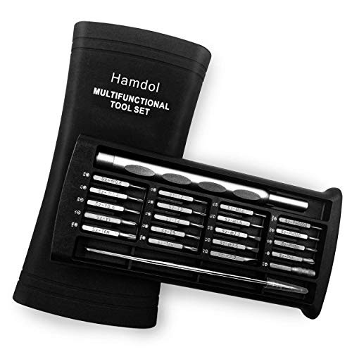 Hamdol Screwdriver Set, Precision Magnetic Screwdriver Set Ratcheting Screwdriver Small Screwdriver Set 24 in 1 mini Screwdriver Torx bit Set Cell Phone Computer Repair Tool Kit Torx Screwdriver Hamdol Screwdriver Set, Precision Magnetic Screwdriver Set Ratcheting Screwdriver Small Screwdriver Set 24 in 1 mini Screwdriver Torx bit Set Cell Phone Computer Repair Tool Kit Torx Screwdriver