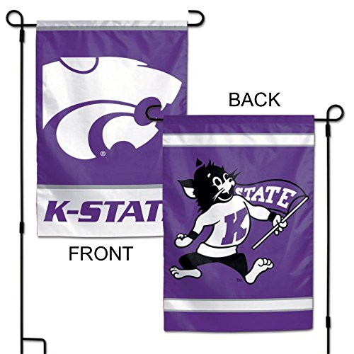 WinCraft NCAA Kansas State Wildcats 12.5" x 18" Inch 2-Sided Garden Flag Logo WinCraft NCAA Kansas State Wildcats 12.5" x 18" Inch 2-Sided Garden Flag Logo