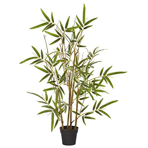 Nearly Natural 28in. Bamboo Artificial Silk Trees, Green