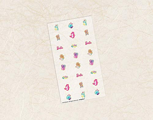 "Barbie Mermaid" Assorted Nail Decals, Party Favors, 96 Pc.