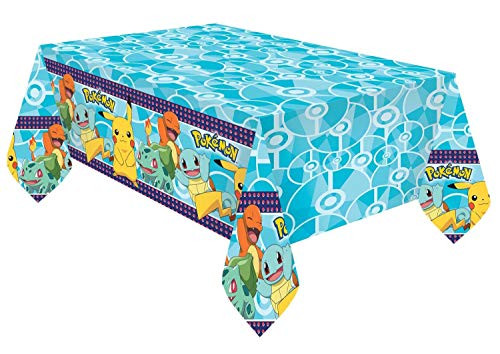 Amscan International 9904823 Pokemon Pokémon Plastic Tablecover 1.8m x 1.2m