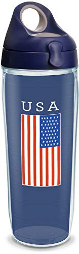 Tervis USA Flag Insulated Tumbler, 24oz - Water Bottle, Clear - Tritan