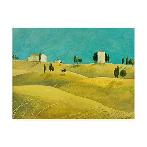 Trademark Fine Art Tuscan Villas Paint 1 by Pablo Esteban, 14x19