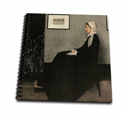 3dRose db_126903_1 Whistlers Mother Arrangement in Grey and Black by James Abbott McNeill Whistler Drawing Book, 8 by 8-Inch 3dRose db_126903_1 Whistlers Mother Arrangement in Grey and Black by James Abbott McNeill Whistler Drawing Book, 8 by 8-Inch