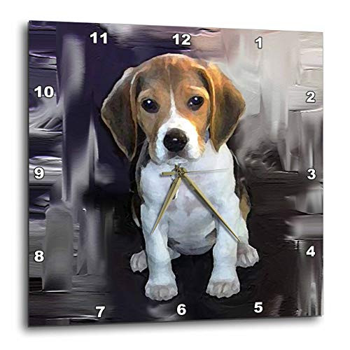 3dRose LLC Beagle Wall Clock, 10 by 10-Inch