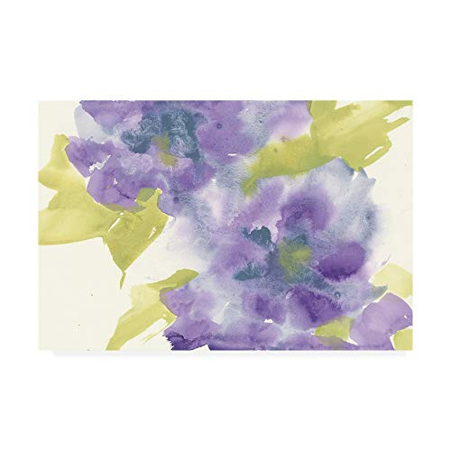 Trademark Fine Art Violet and Gray II by Chris Paschke, 12x19 Trademark Fine Art Violet and Gray II by Chris Paschke, 12x19