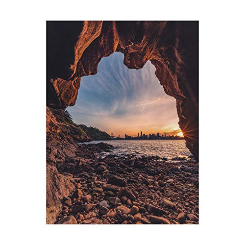 Trademark Fine Art Treasure Island Cave by Bruce Gett, 14x19