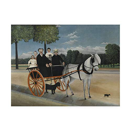 Trademark Fine Art La Carriole by Rousseau, 14x19, Multiple