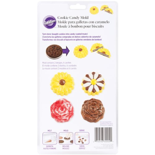Wilton Daisy/Rose Cookie Candy Mold