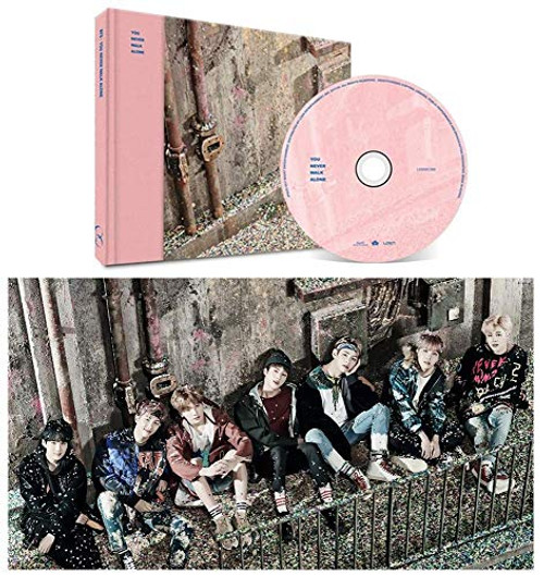 BTS You never walk alone Album CD+Photobook+Photocard+Folded Poster+KPOP Idol Mask+Extra Photocard (Right ver)