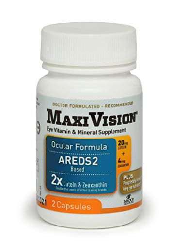 MedOp MaxiVision® Ocular Formula - 60 Capsules, Sample + Bottle