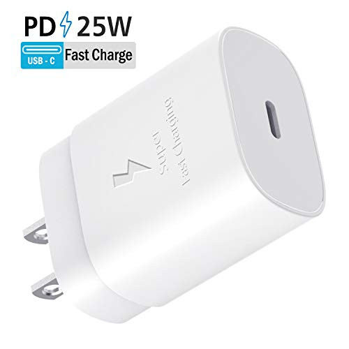 USB C Fast Charger, 25W PD Wall Charger Power Adapter Compatible with iPhone 11 Pro Max SE, Samsung Galaxy S20 Note10 S10 S9, iPad pro, Google Pixel, and More