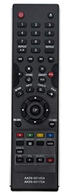 New AA59-00145A AK59-00172A Replaced Remote fit for Samsung BDF5700 BD-P1400 BD-P2500 BD-E5700 BD-E5900 BD-EM57 BD-EM57C BD-EM59 BD-EM59C BD-ES6000 BD-F5700/ZA Full HD Blu-Ray Disc DVD Player