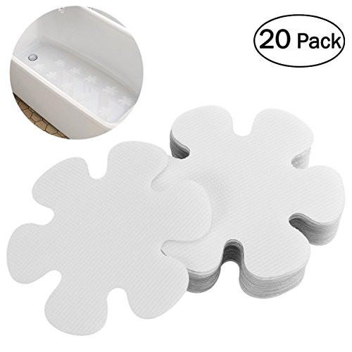 Non-Slip Bathtub Shower Stickers,Anti-slip Bathtub Stickers Safety Bath Shower Tread Non-Toxic, Anti-Bacterial, Mold & Mildew Resistant, Adhesive Safety Anti-Slip Appliques