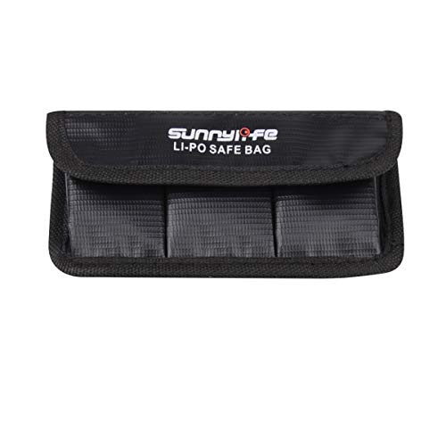 O'woda OSMO Action Battery Bags, Explosion Proof Fireproof Safe Pouch Charge Protection for DJI OSMO Action Camera Accessories
