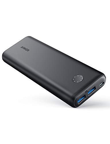 Anker PowerCore II 20000, 20100mAh Portable Charger with Dual USB Ports (Compatible with Quick Charge Devices) (Renewed)