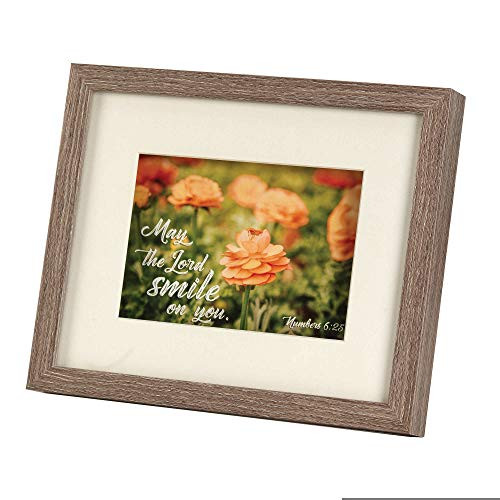 Dicksons May He Smile On Your Orange Floral 9 x 11 Wood Decorative Tabletop or Wall Frame Dicksons May He Smile On Your Orange Floral 9 x 11 Wood Decorative Tabletop or Wall Frame