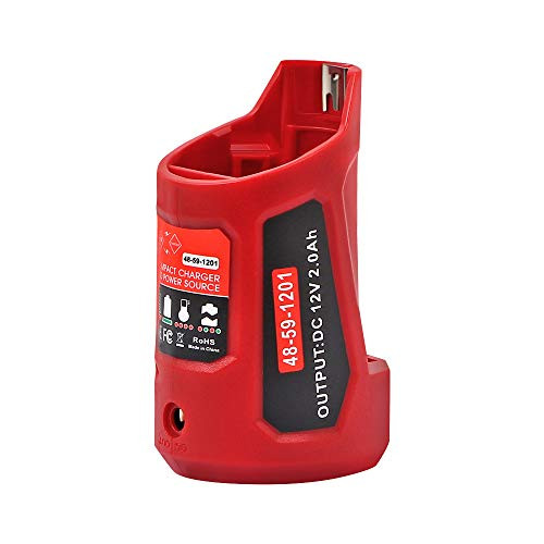 Jialitt USB Power Source Power adapter Charger for Milwaukee 12V M12 Lithium-ion Battery