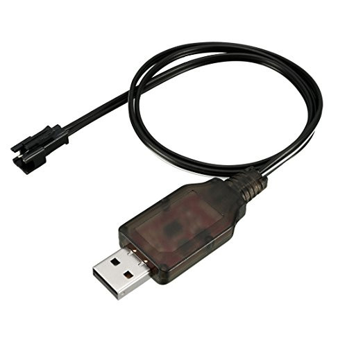 uxcell SM-2P Positive USB Charging Cable for RC Car 7.2 V 250 mA Ni-MH Ni-CD Battery