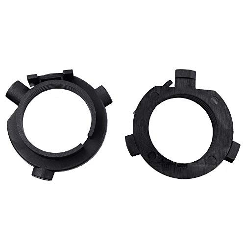 YUNPICAR H7 LED Headlight Bulb Clips Retainers Holder Socket Adapter for KIA K3 K4 K5 Santa Fe SportageR Sorento Coupe Grand Hyundai Sonata9 Coupe Veloster(2PCS)