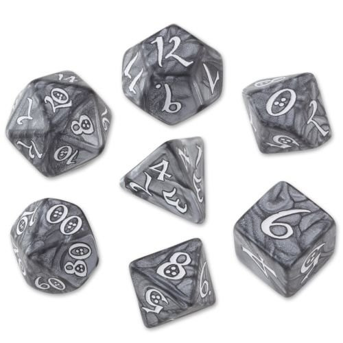 CLASSIC RPG Q-Workshop DICE Smoky/White